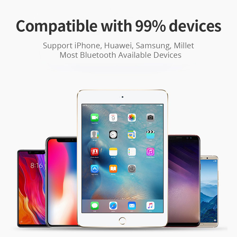 MX11 Bluetooth V5.0 TWS Earbuds Siri Assistant 400mAh Charging Battery Touch Control Hifi Sound Noise Canceling - White