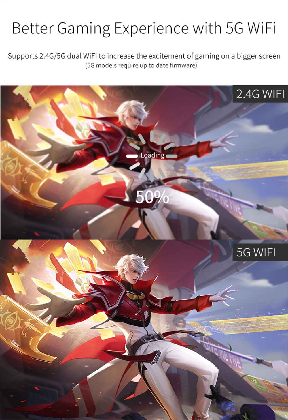 MiraScreen G7 Plus Wireless Display Receiver Plug & Play 2.4G+5G WIFI 4K support Android/ IOS/ MAC/ Windows