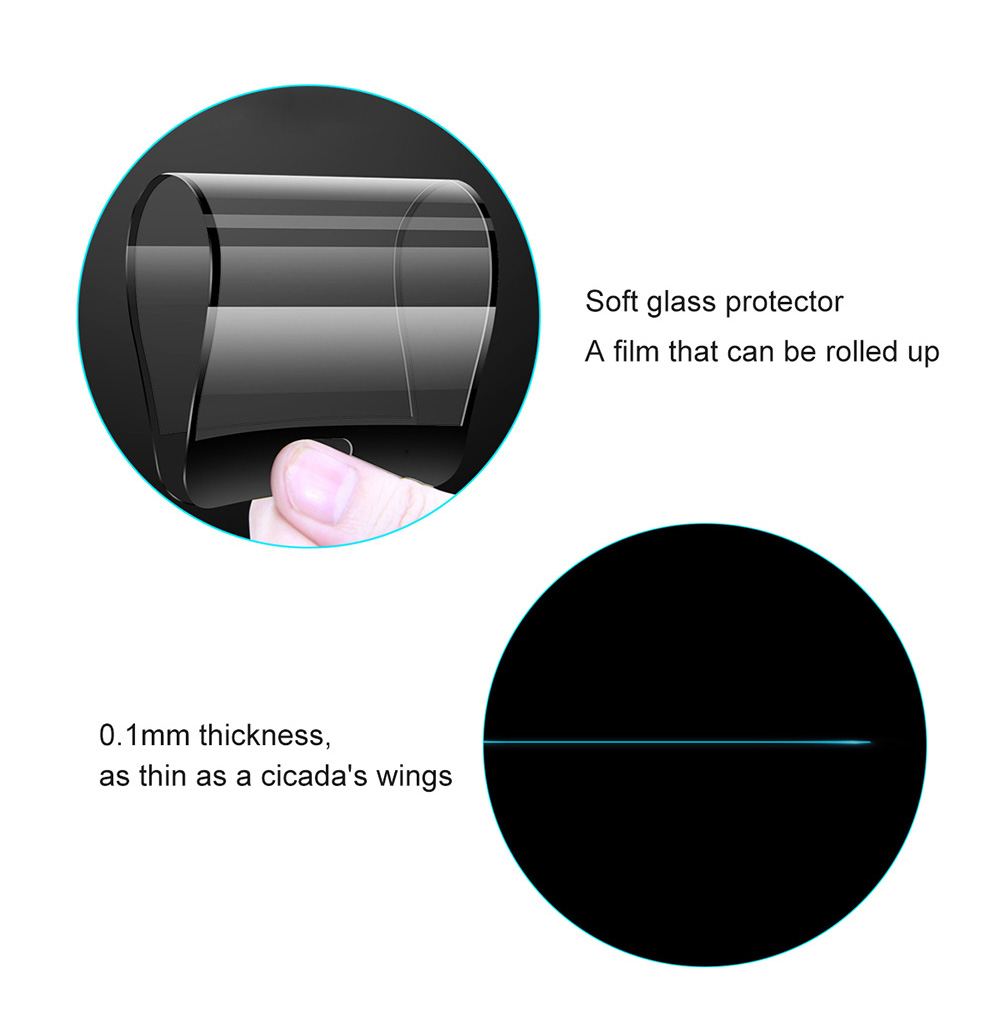 Hat-Prince 3D Full Coverage Anti-explosion Tempered Glass Screen Protector For Samsung Galaxy A90 5G - Transparent