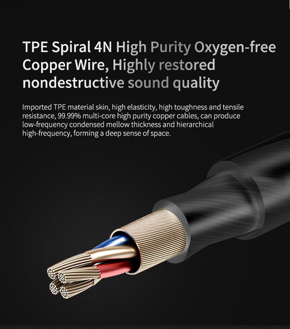 QKZ AK6 In-Ear 3.5mm HiFi Headphone Super Bass with Mic - Red