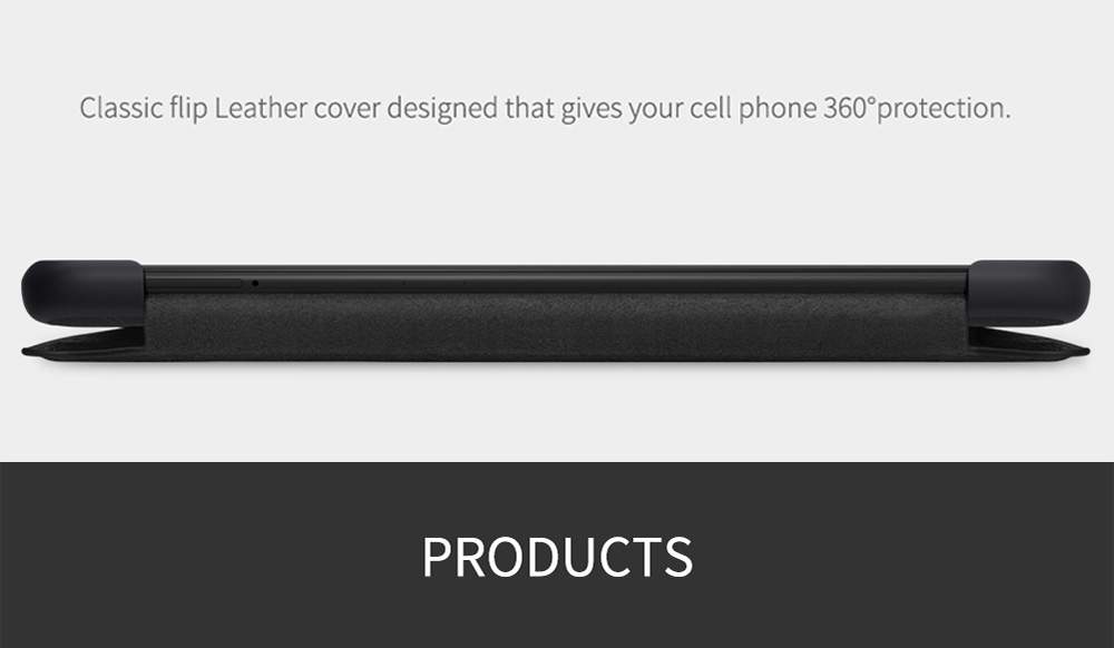 NILLKIN Protective Leather Phone Case For Xiaomi Mi 9 Pro Smartphone - Black