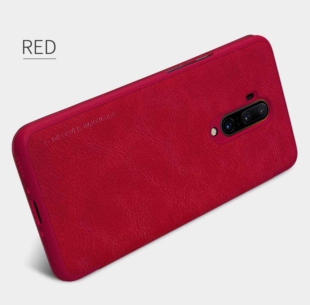 NILLKIN Protective Leather Phone Case For Oneplus 7T Pro Smartphone - Brown