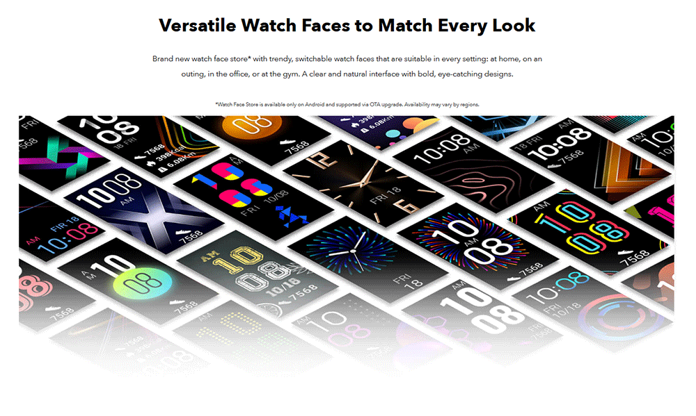 HUAWEI Honor Band 5 Smart Bracelet Blood Oxygen 0.95 Inch AMOLED Touch Large Color Screen 5ATM Heart Rate Monitor Swimming Posture Recognition Global Version - Black