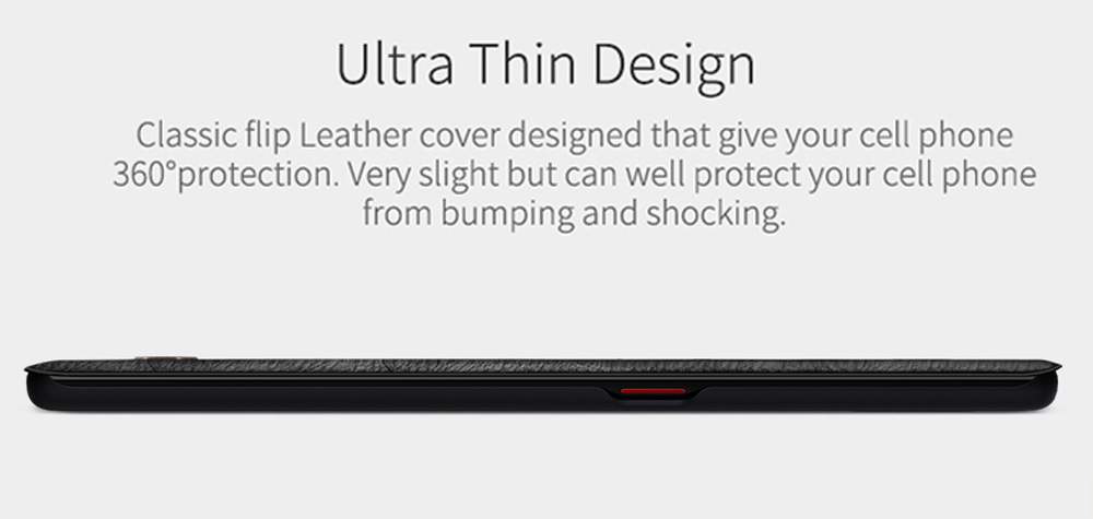NILLKIN Protective Leather Phone Case For HUAWEI Mate 30 Pro Smartphone - Black