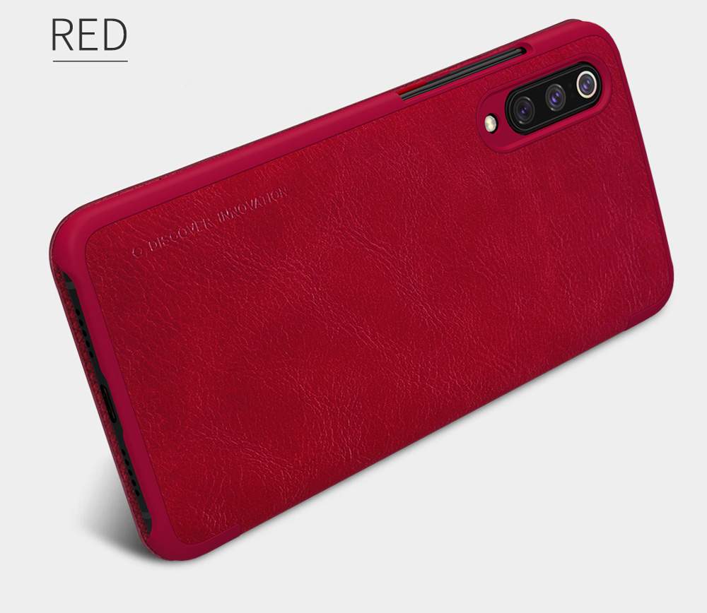 NILLKIN Protective Leather Phone Case For Xiaomi Mi 9 Pro Smartphone - Black