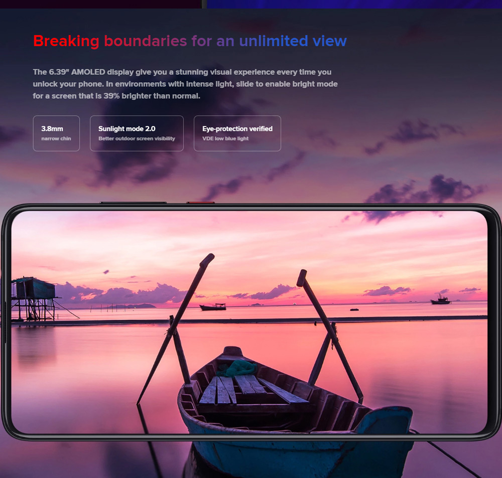 Xiaomi Mi 9T 6.39 Inch 4G LTE Smartphone Snapdragon 730 6GB 128GB 48.0MP+8.0MP+13.0MP Triple Rear Cameras MIUI 10 In-display Fingerprint Fast Charge Global Version - Black
