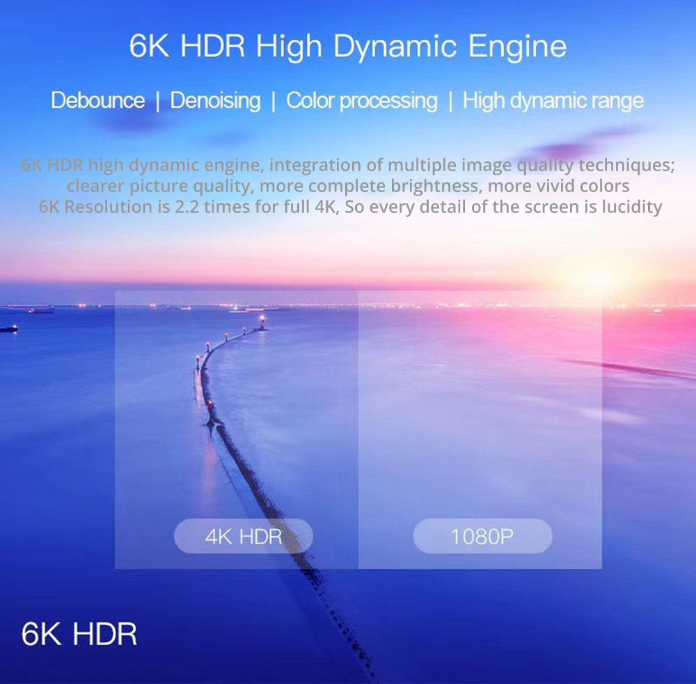 H10 Allwinner H6 Android 9.0 6K HDR TV Box 4G/32G 2.4G+5G WiFi 100Mbps LAN USB3.0