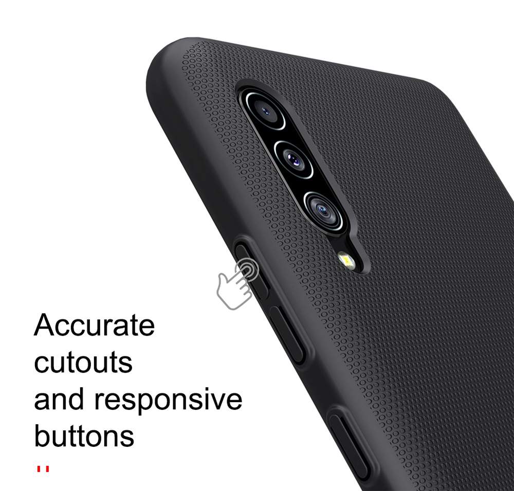 NILLKIN Protective Frosted PC Phone Case For Samsung Galaxy A90 5G Smartphone - Black