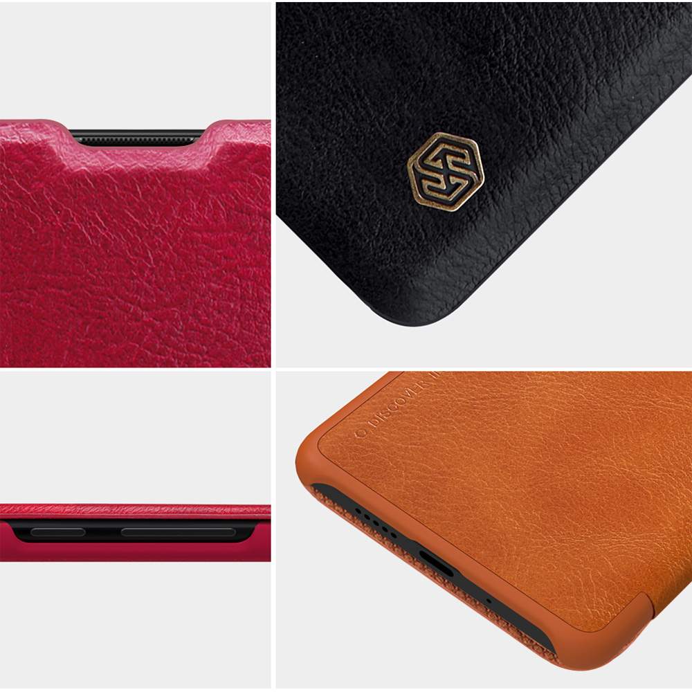 NILLKIN Protective Leather Phone Case For HUAWEI P30 Pro Smartphone - Red