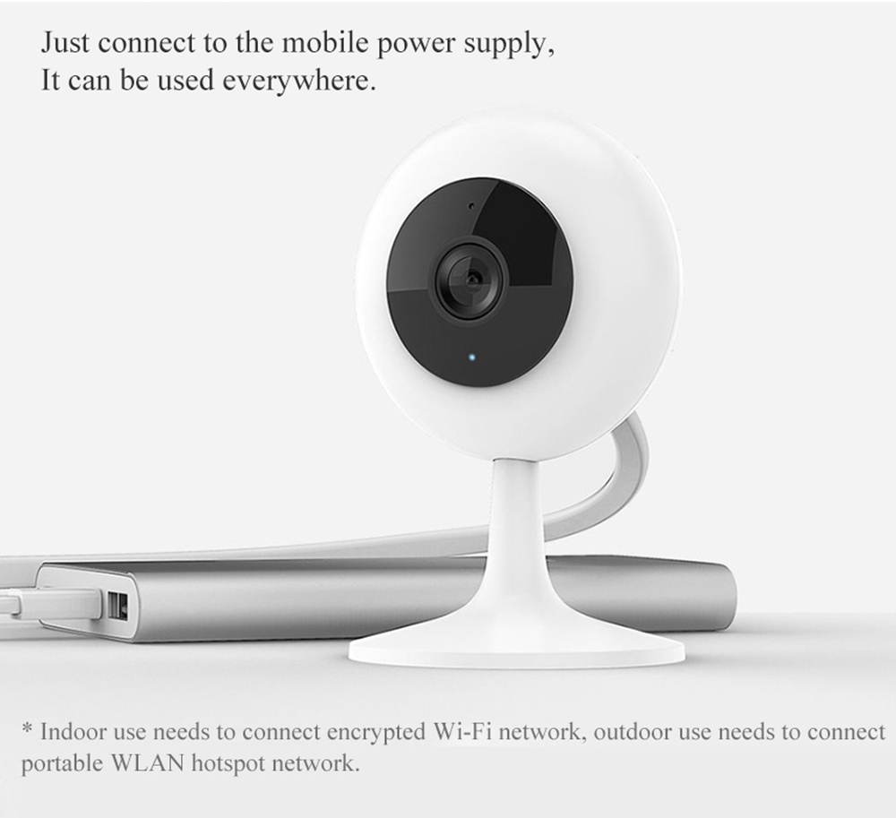 Xiaobai 1080P Smart Home IP Camera WIFI Security Monitor Public Version From Xiaomi Youpin - White
