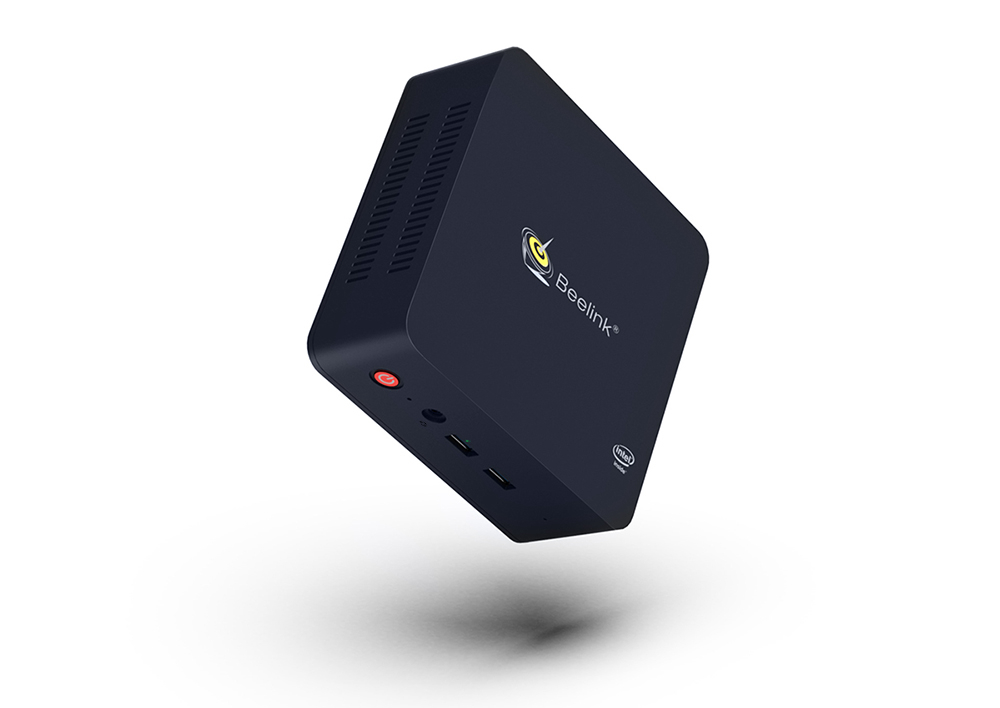 Beelink L55 Intel Core I3-5005U 8GB RAM 512GB SSD Windows 10 Mini PC Dual Band WiFi Bluetooth Dual Gigabit LAN HDMI+DP-Black