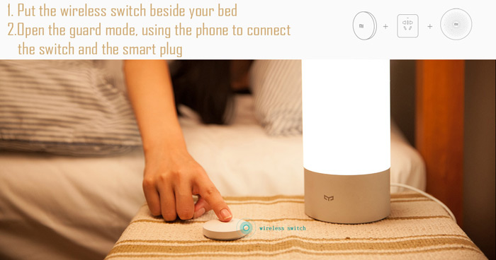 Original Xiaomi Intelligent Mini Wireless Switch Smart Switch for Mi Smart Home Suite