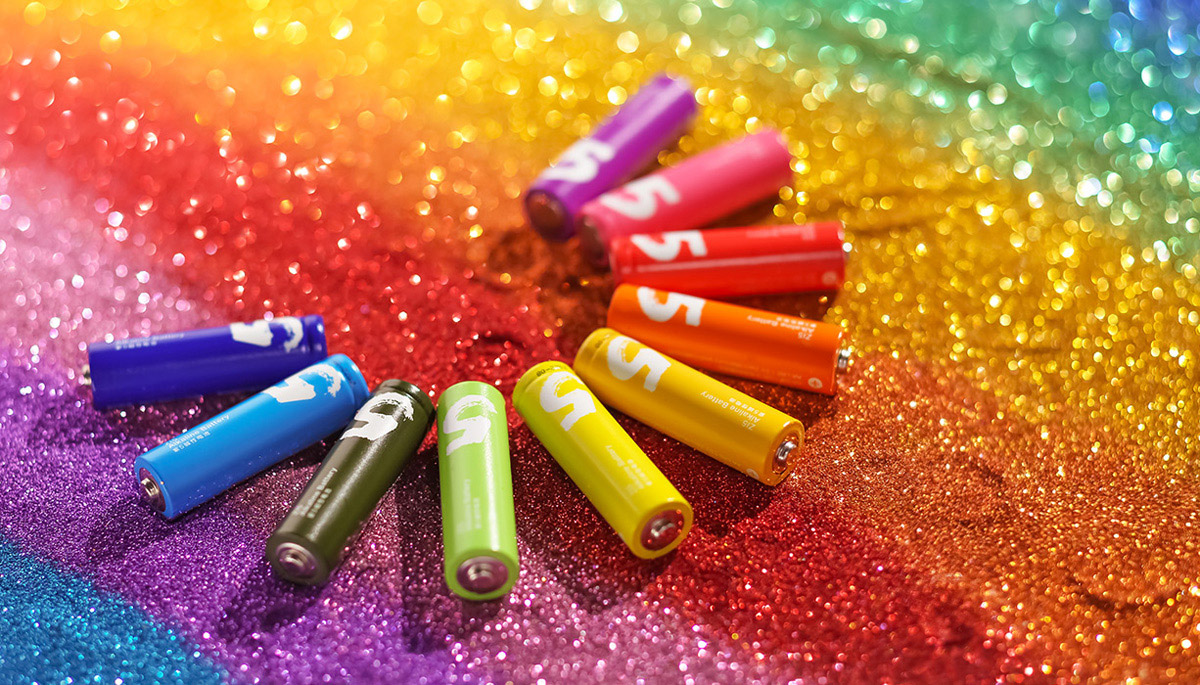 Original Xiaomi Rainbow Zi5 1.5V AA Alkaline Battery Set 10Pcs