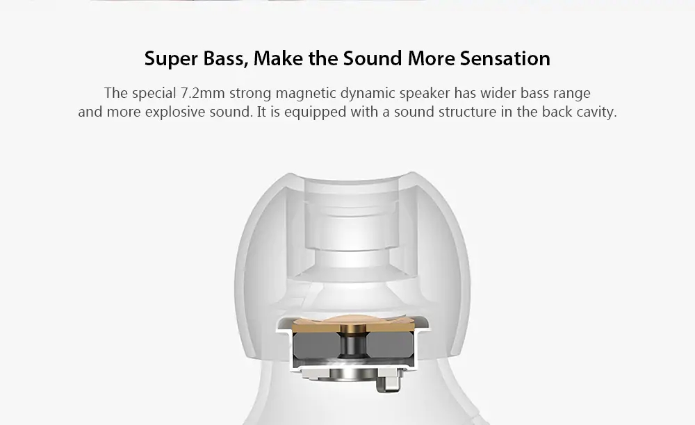 Xiaomi Airdots TWS Wireless Bluetooth 5.0 In-ear EarphoneTouch Control with Charging Box - White