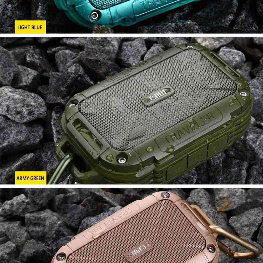 MIFA F7 Bluetooth 4.0 Wireless Speaker IPX56 Built-in 1500mAh Battery DSP Sound - Gray