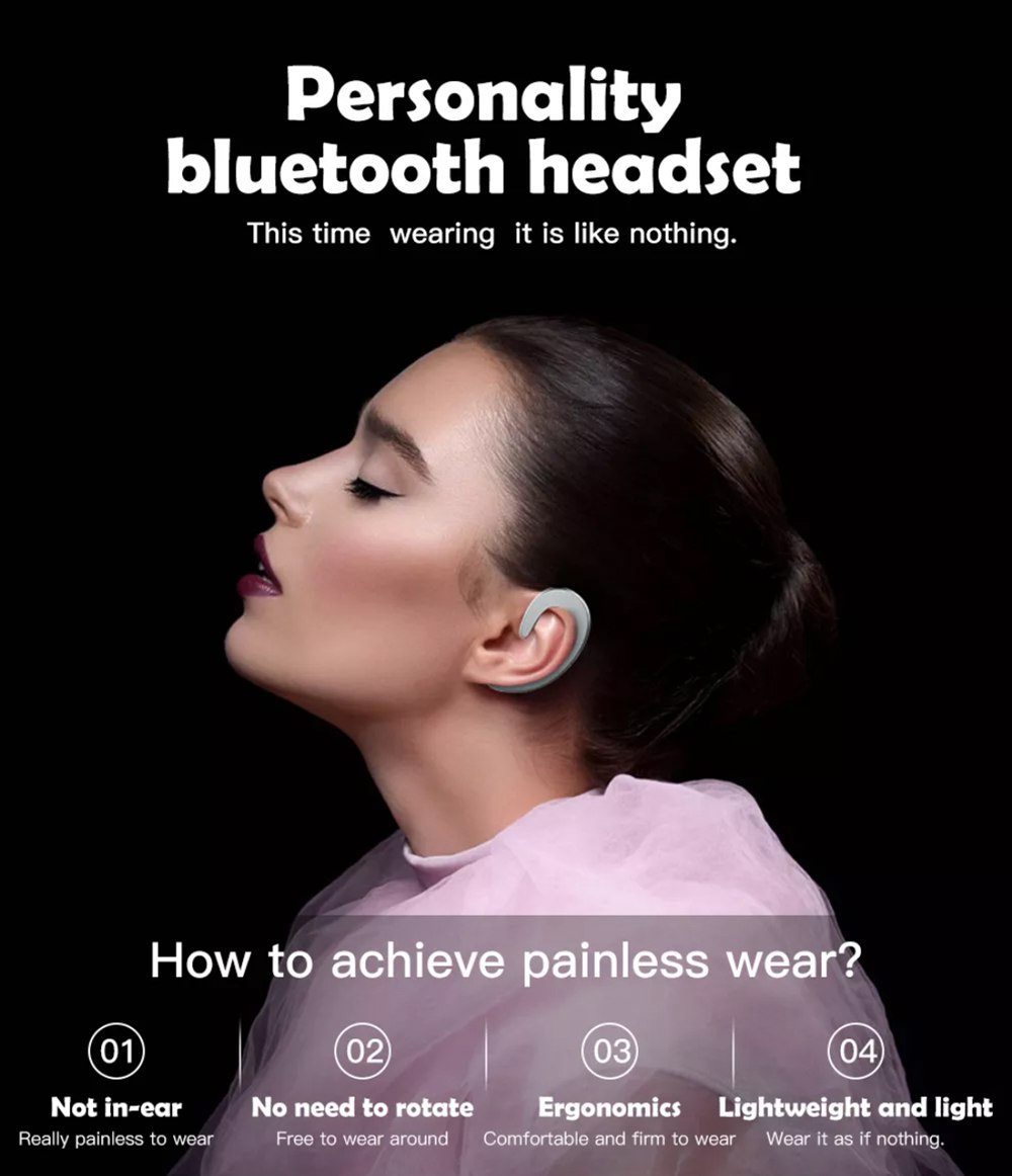Remax RB-T20 Unilateral Bluetooth 4.1 Earphone Long Battery Life With Mic