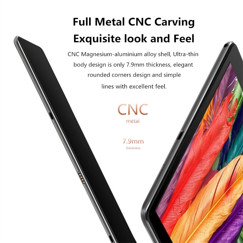 Binai T10FHD 4G Phablet MT6797X Helio X27 Deca Core 11.6" 1920*1080 Android 8.0 4GB RAM 128GB ROM - Black