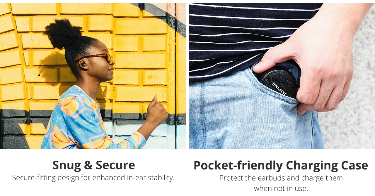 Tronsmart Spunky Pro Bluetooth 5.0 TWS Earbuds Wireless Charging IPX5 Water Resistant