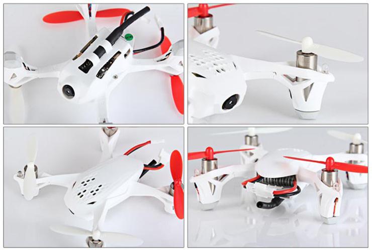 Hubsan H107D 4CH 5.8G 6 Axis Gryo FPV 0.3MP Camera RC Quadcopter - RTF