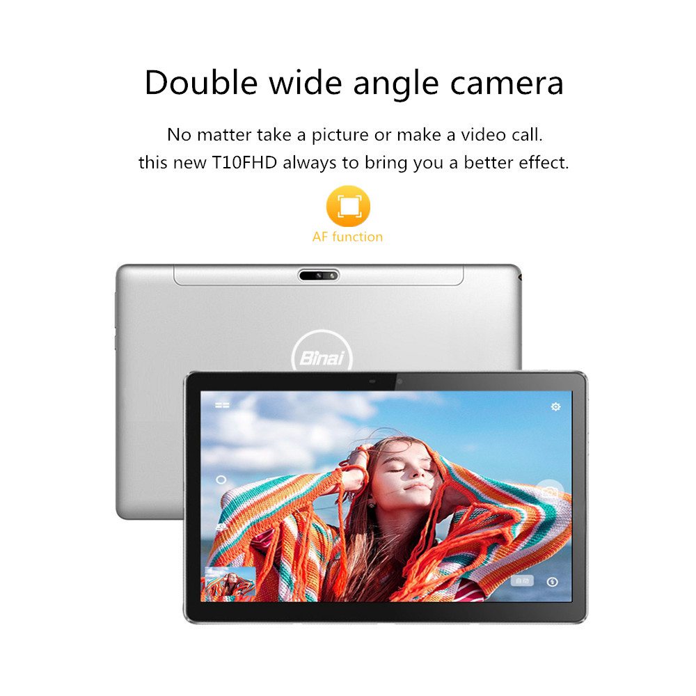 Binai T10FHD 4G Phablet MT6797X Helio X27 Deca Core 11.6" 1920*1080 Android 8.0 4GB RAM 64GB ROM - Black