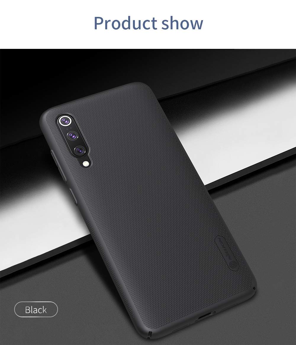 NILLKIN Protective Frosted PC Phone Case For Xiaomi Mi 9 Pro Smartphone - Black