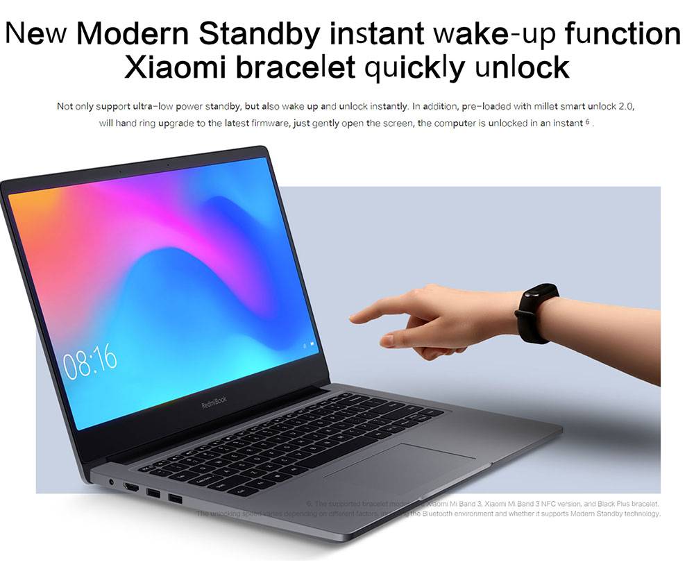 Xiaomi Redmibook 14 Enhanced Edition Intel Core i5-10210U Quad Core FHD 1920*1080 8GB DDR4 512GB SSD NVIDIA GeForce MX250 Windows 10 Home - Silver
