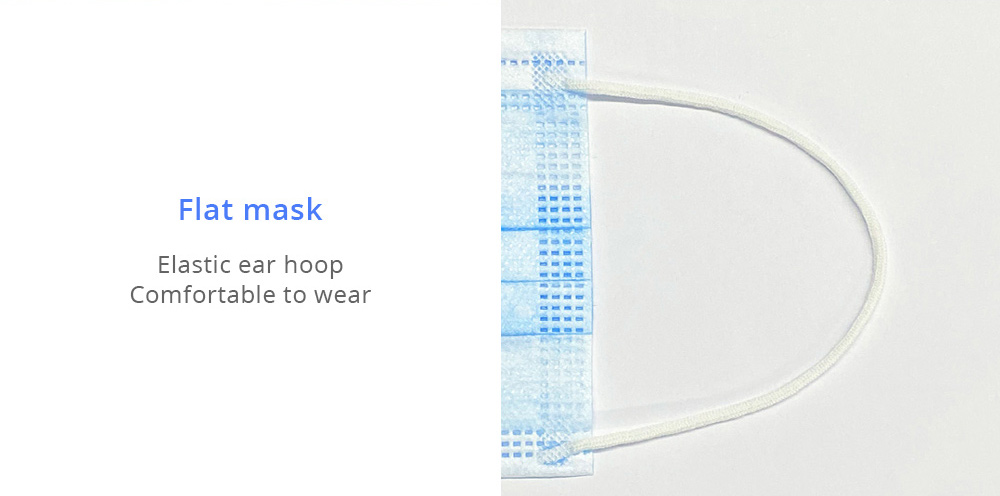 100PCS Medical Surgical Disposable Masks 3-Layers Protective EO Sterilization BFE 95% Filtration With CE Certified Safety Mouth Mask