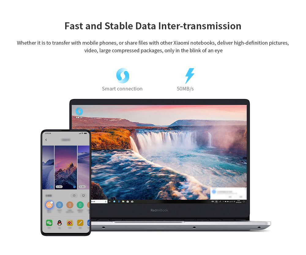 Xiaomi Redmibook 14 Ryzen Edition 14 Inch FHD Screen AMD Ryzen5 3500U Quad-Core 16G DDR4 512GB SSD Windows 10 home - Silver
