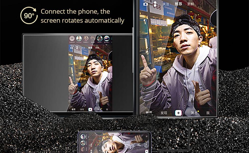 Sculptor MR156LU Portable Monitor 15.6" 4K UHD IPS Touch Screen 72% NTSC HDR Dual Type-C+Mini HDMI Black