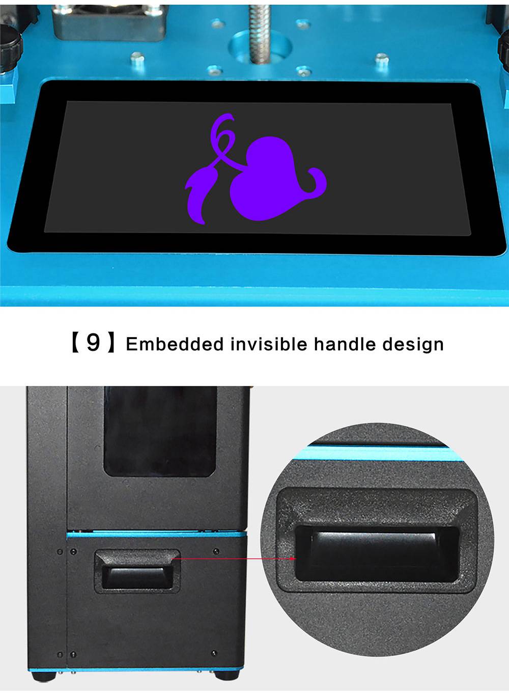 TRONXY SLA Ultrabot LCD Light Curling Desktop UV Resin 3D Printer 118x66x180mm Build Volume Support Offline Print 3.5 in