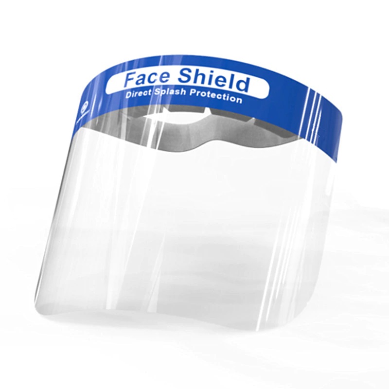 Double-sided Full Protective Face Shield Anti-fog Spatter-Proof Safety Mask Eye Protector Helmet - Transparent