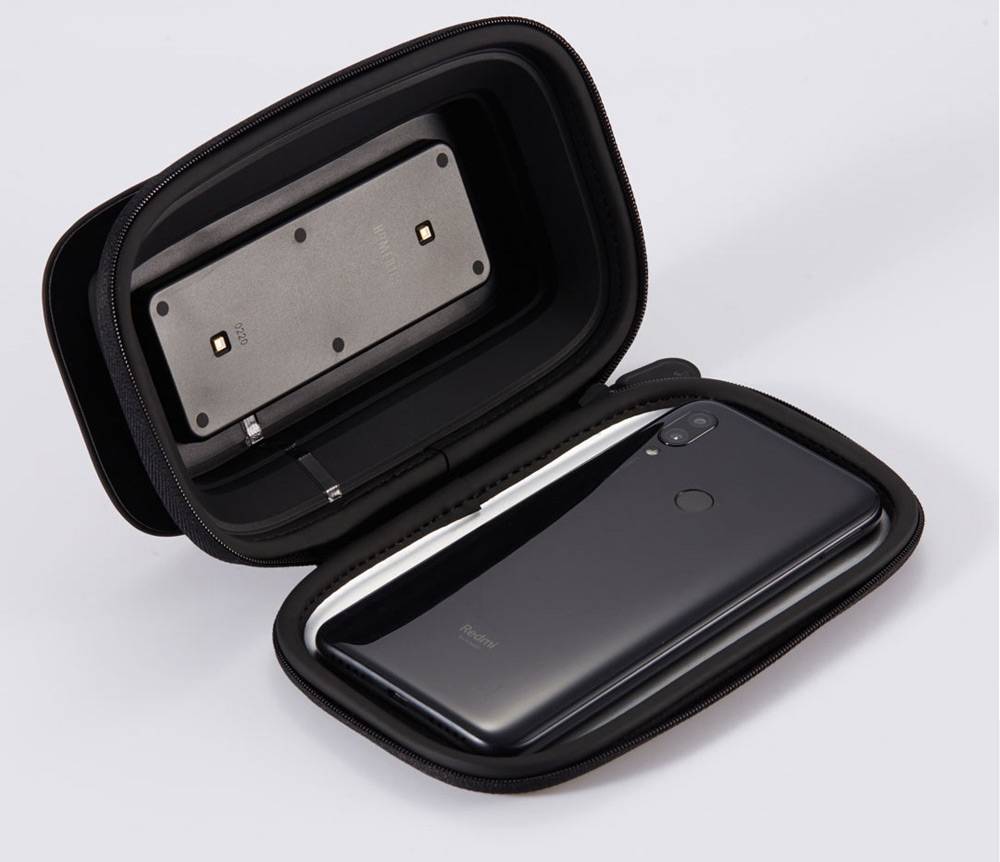 EUE Portable Phone UV Disinfection Sterilization Bag Antibacterial Bacteriostatic From Xiaomi Youpin - Black
