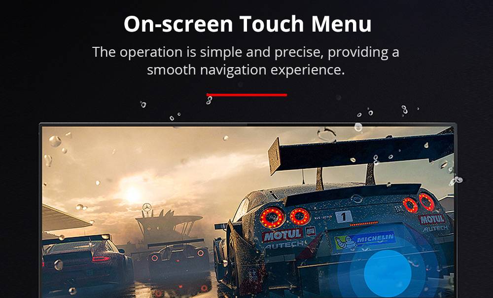 Sculptor MF156LG Auto-rotating 15.6" 1080P 144Hz FHD IPS OSD Touch Menu Portable Monitor 72% NTSC HDR Dual Type-C+Mini HDMI Gaming Display Screen For Smartphones Digital Cameras Tablets Laptops Game Consoles - Black