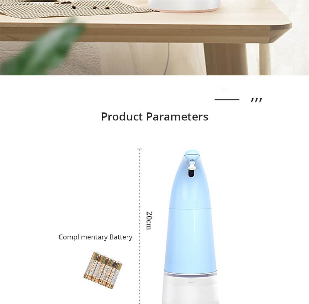 Smart Automatic Induction Soap Dispenser Alcohol Disinfection Hand Washing Box For Hotel School Bathroom kitchen - Blue