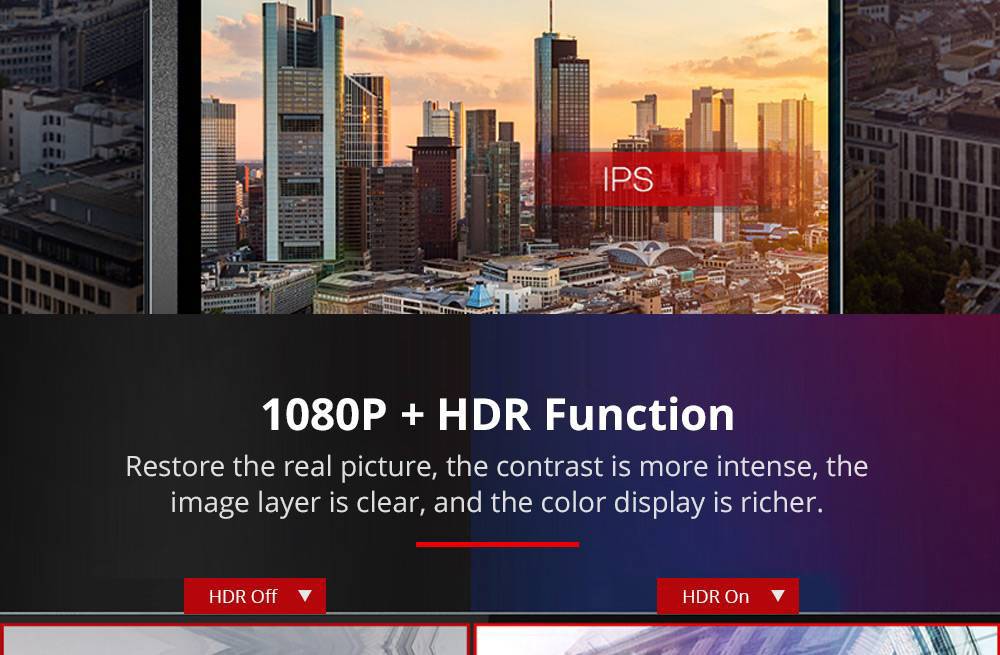 Sculptor MF156LG Auto-rotating 15.6" 1080P 144Hz FHD IPS OSD Touch Menu Portable Monitor 72% NTSC HDR Dual Type-C+Mini HDMI Gaming Display Screen For Smartphones Digital Cameras Tablets Laptops Game Consoles - Black