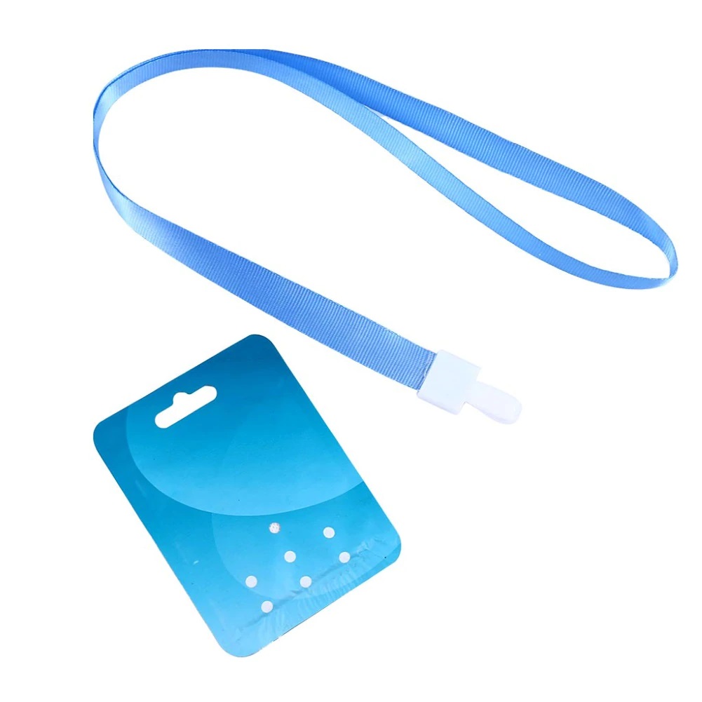 Portable Disinfection Card Bacteriostatic Anti-virus Air Disinfection Sterilization Protection Card With Lanyard Safe Non-toxic Ingredients School Offices - Blue