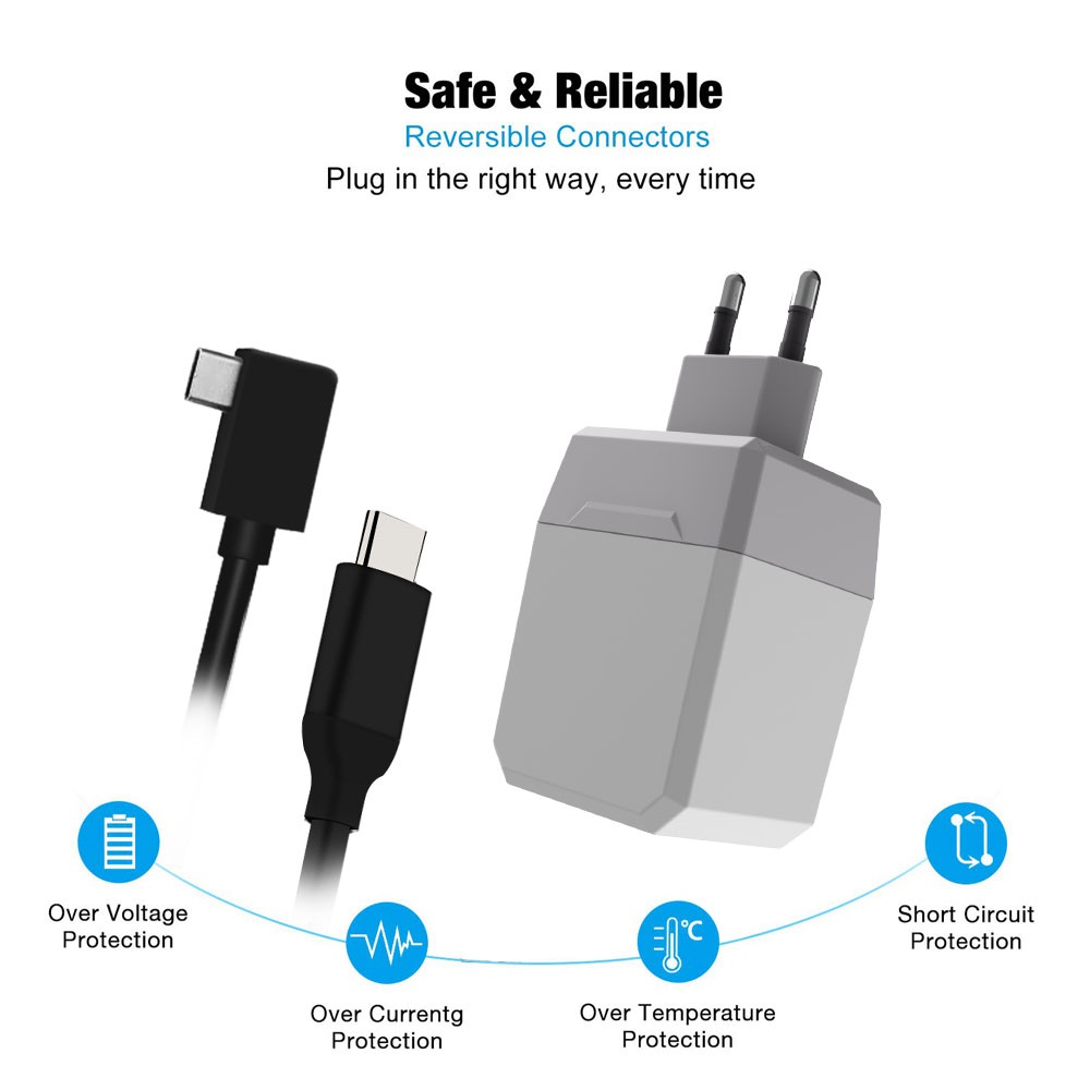 2 in 1 1080P HDMI Type C to HDMI Hub EU Adapter for Switch