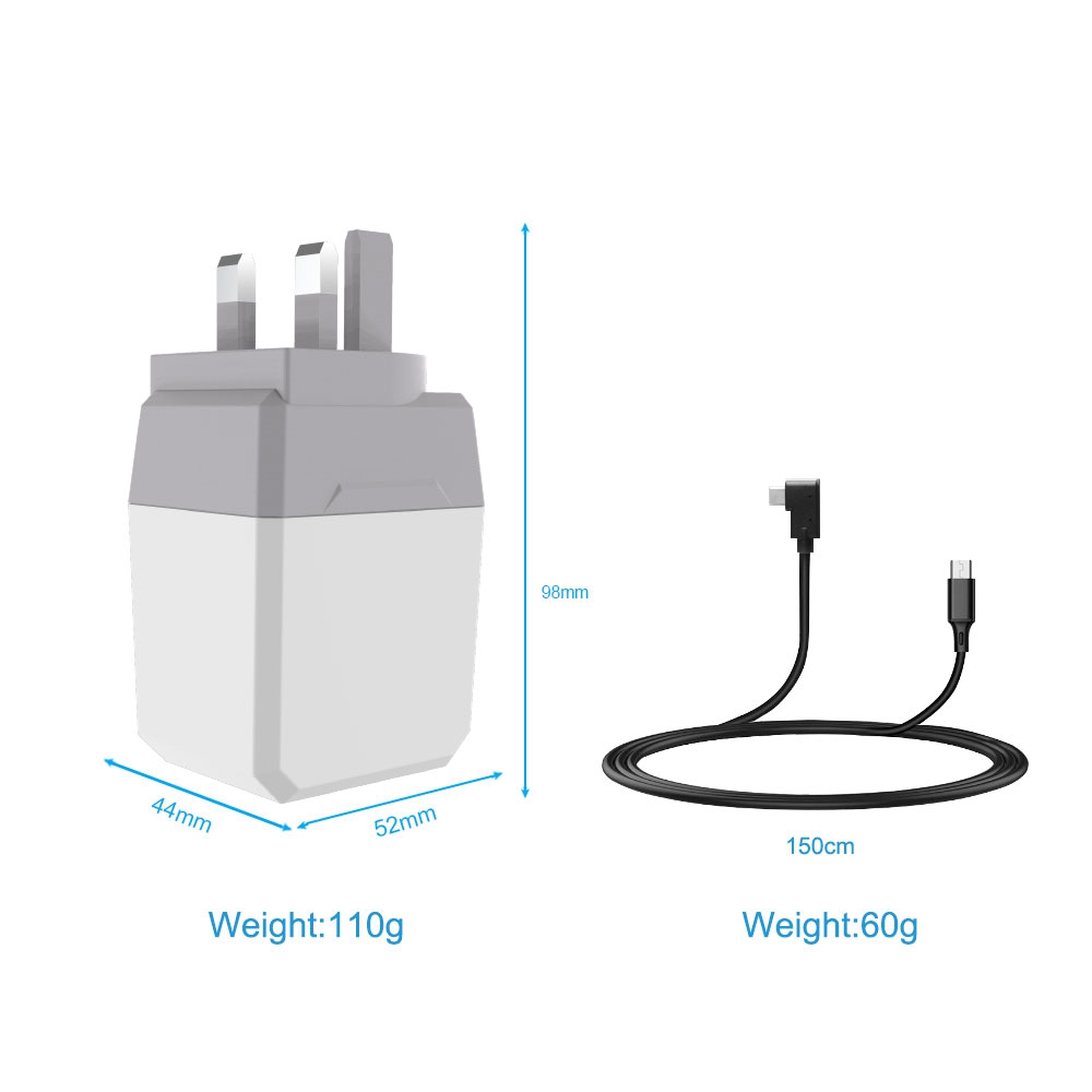2 in 1 1080P HDMI Type C to HDMI Hub UK Adapter for Switch