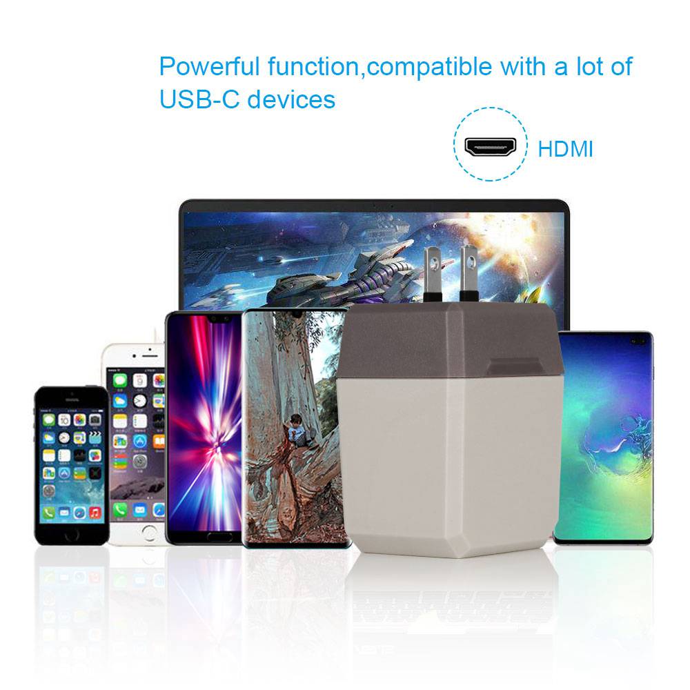 2 in 1 1080P HDMI Type C to HDMI Hub JPAdapter for Switch