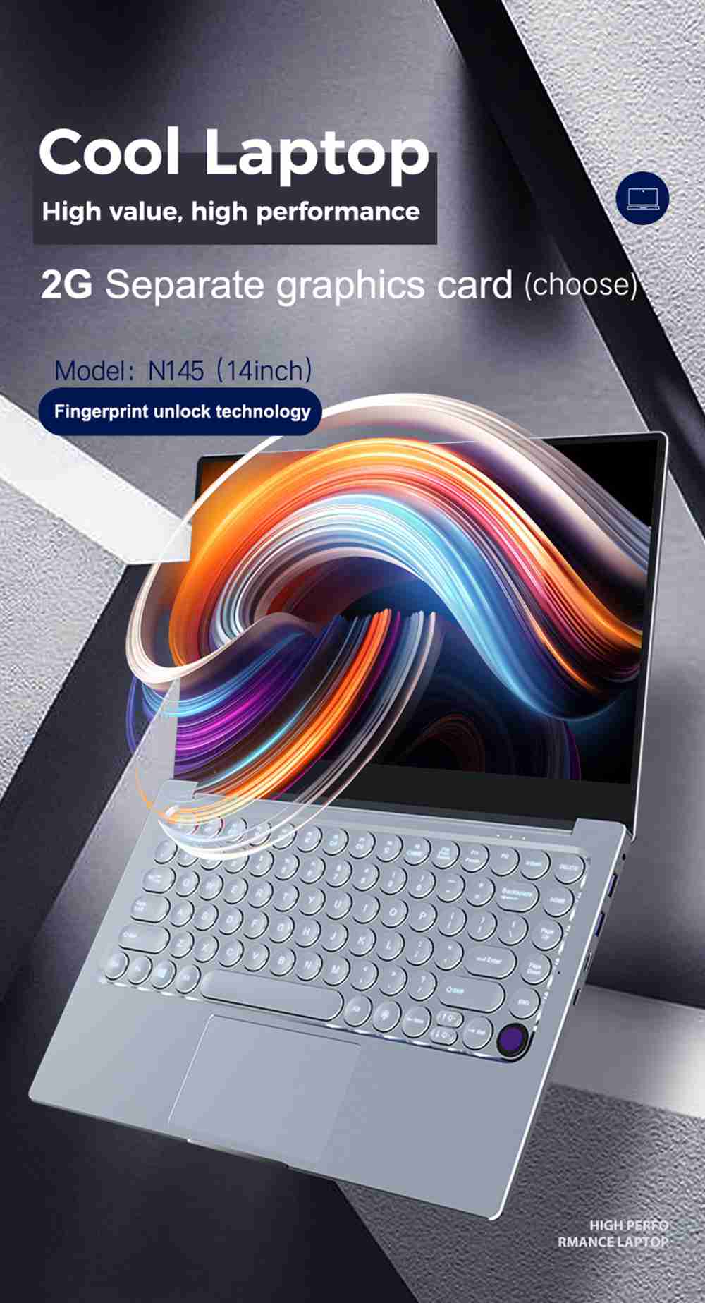 CENAVA N145 Laptop Intel Celeron 3867U 14.1 Inch 1920 x 1080 IPS Screen Intel HD Graphics 610 Windows 10 8GB LPDDR4 128GB SSD - Silver