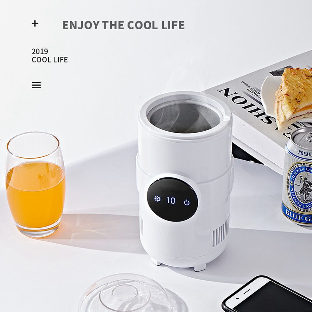 CN Version 500ml Temperature Adjustment Cup Cooling Heating Intelligent Display - White