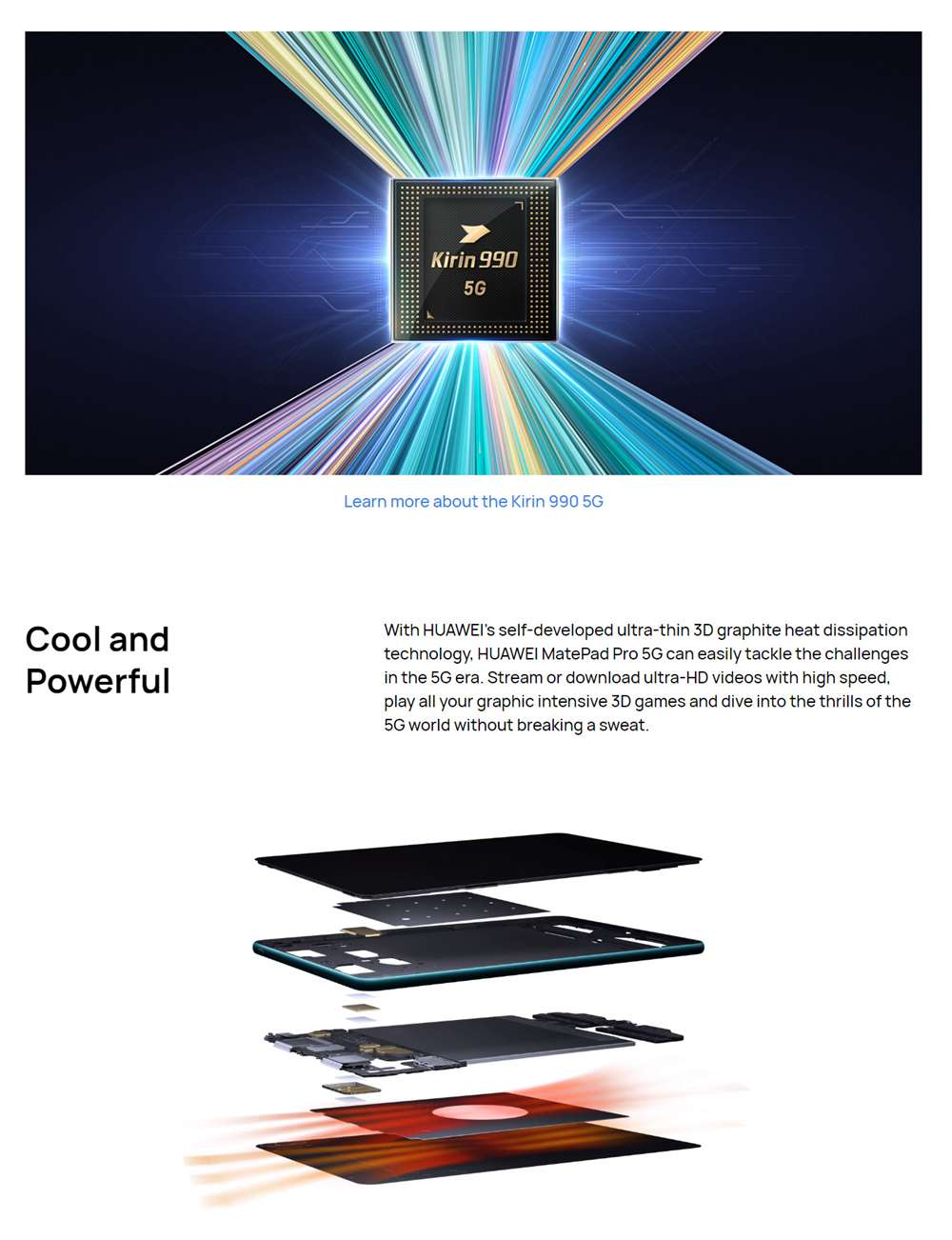 HUAWEI MatePad Pro Tablet 5G Version HiSilicon Kirin 990 10.8 Inch 2560 x 1600 IPS Screen Android 10.0 8GB RAM 512GB ROM 7250mAh Battery Dual Camera - Orange