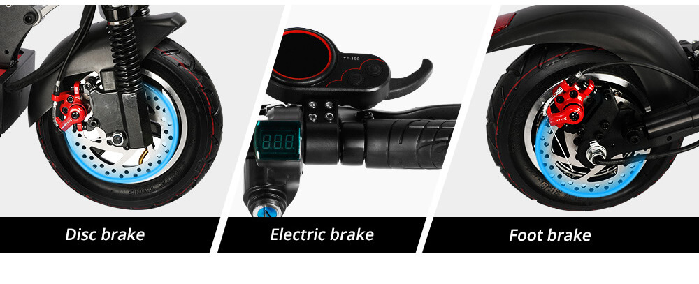 KUGOO KIRIN M4 Folding Electric Scooter 500W Motor LED Display Max 43KM/H 10 Inch Pneumatic Anti-Skid Tire Dual Shock Mitigation Dual Disk Brake - Black