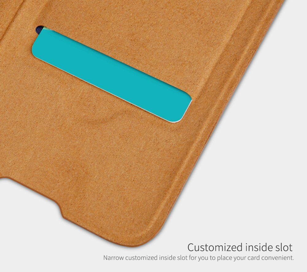 NILLKIN Protective Leather Phone Case For HUAWEI P40 Pro Smartphone - Brown