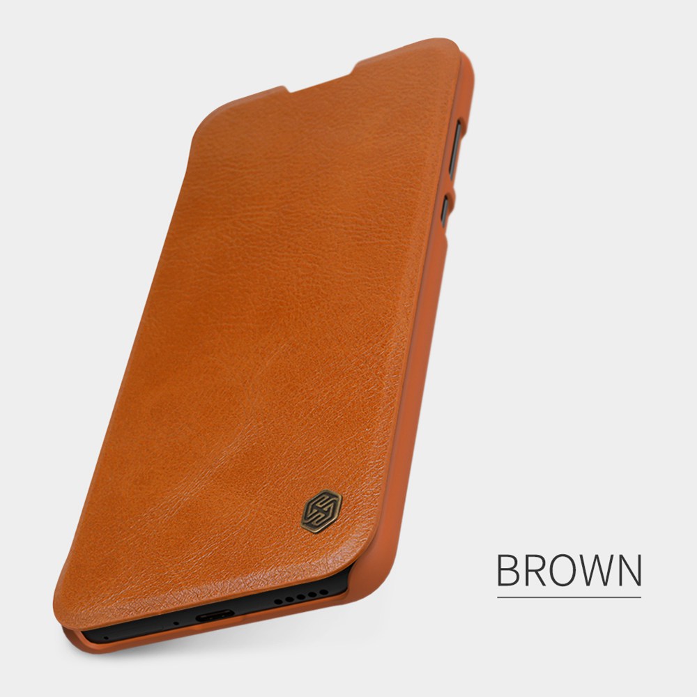 NILLKIN Protective Leather Phone Case For HUAWEI P40 Smartphone - Black