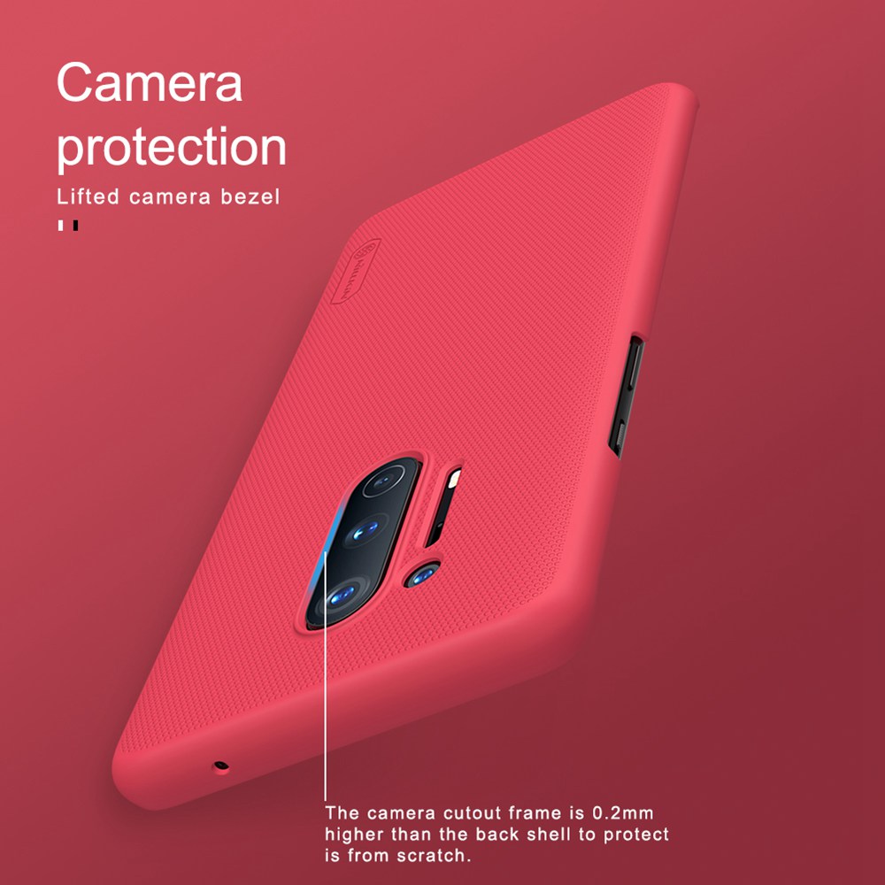 NILLKIN Protective Frosted PC Phone Case For Oneplus 8 Pro Smartphone - Black