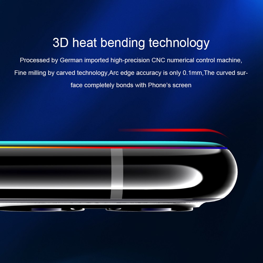 Nillkin 3D CP+MAX Full Coverage Anti-explosion Tempered Glass Screen Protector For Huawei P40 Pro - Transparent