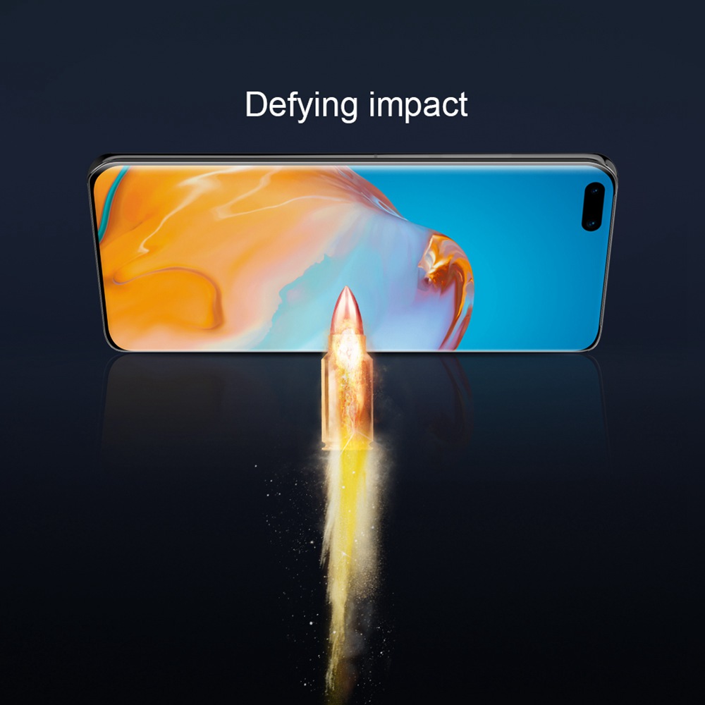 Nillkin 3D CP+MAX Full Coverage Anti-explosion Tempered Glass Screen Protector For Huawei P40 Pro - Transparent