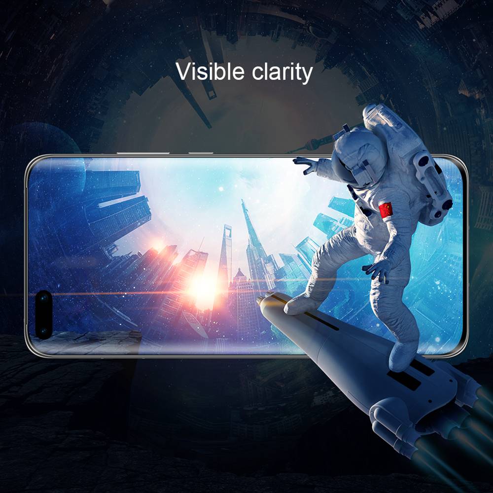 Nillkin 3D CP+MAX Full Coverage Anti-explosion Tempered Glass Screen Protector For Huawei P40 Pro - Transparent