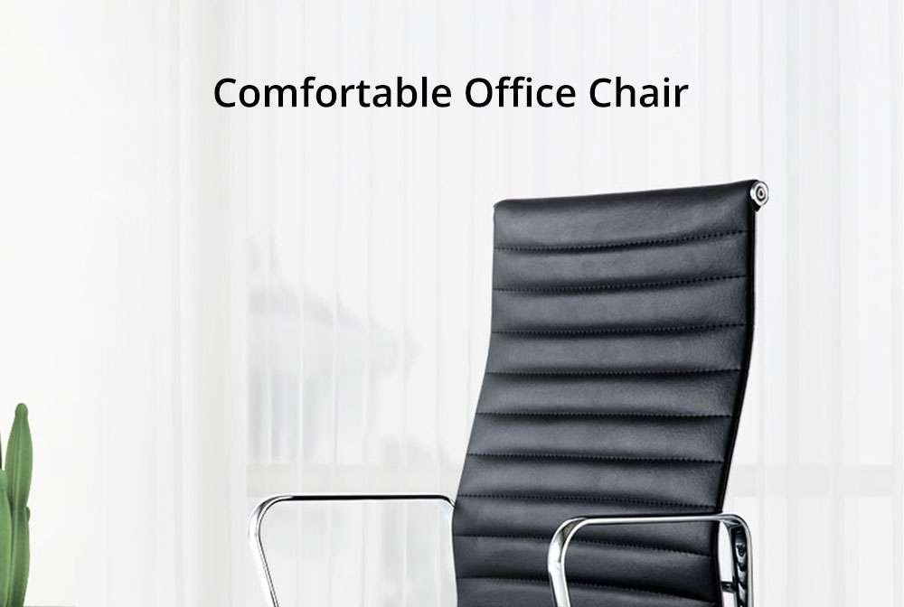 HJ202B Lift Swivel Chair Explosion-proof Support Chassis Solid Air Pump For Office Living Room - Black